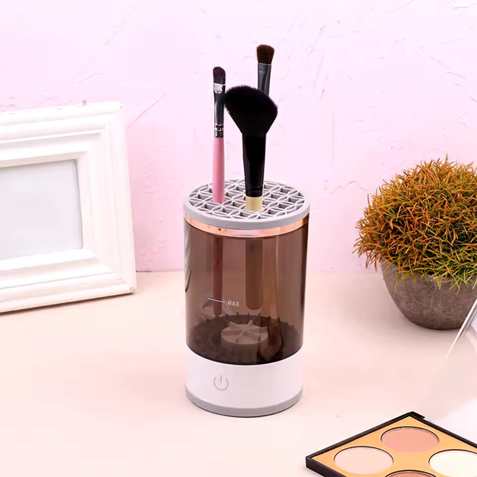 Limpiador de brochas de maquillaje