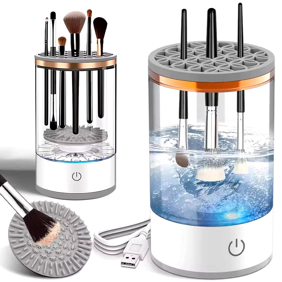Limpiador de brochas de maquillaje