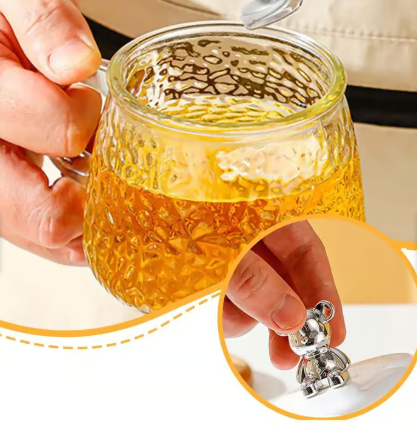 Taza de vidrio de Oso