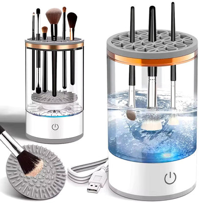 Limpiador de brochas de maquillaje