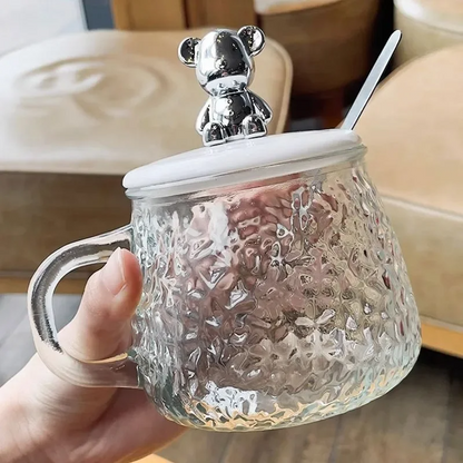 Taza de vidrio de Oso