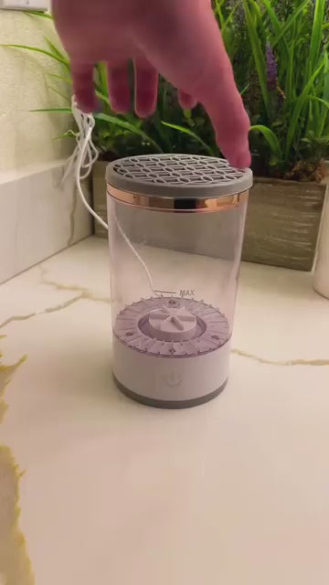 Limpiador de brochas de maquillaje